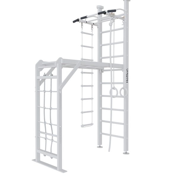 Домашний спортивный комплекс Hoffesh Анхель с приставной шведской стенкой Каскад (Ah-64x240S-Kaskad), крепление враспор 4795 - фото 13760
